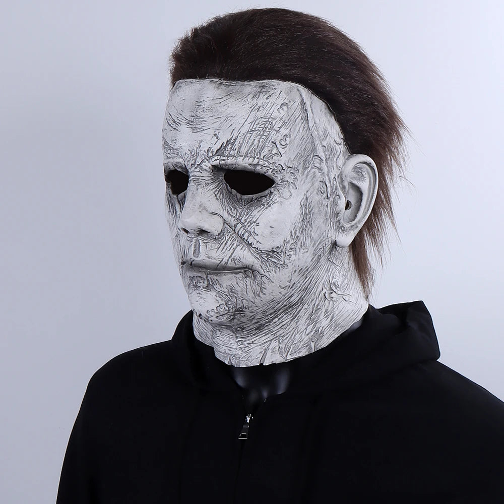 Michael Myers Spirit Halloween Mask β Bloody Latex Full Head Horror Cosplay Costume