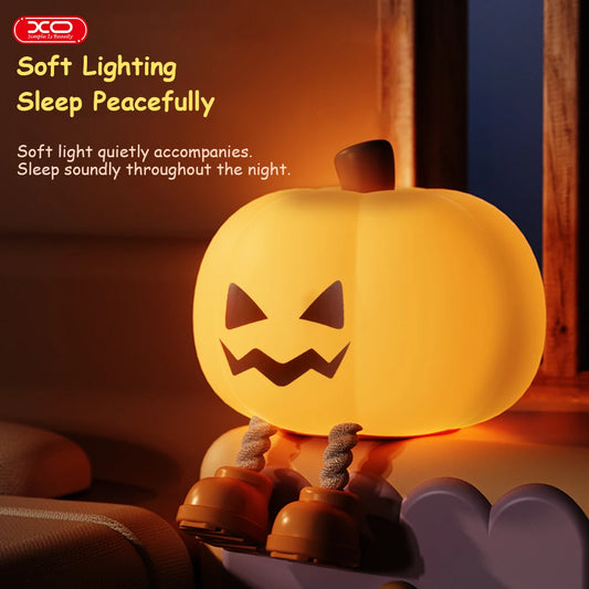 Spooky Smile Pumpkin Light β Glow-in-the-Dark Halloween Decor!