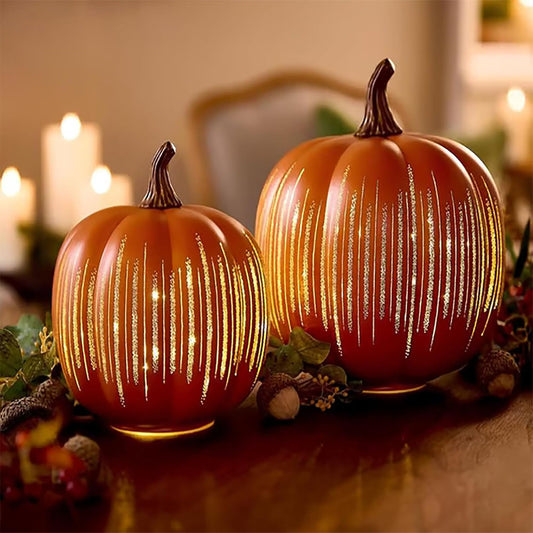 Twilight Pumpkins – Spooky & Bright Spirit Halloween Decor!