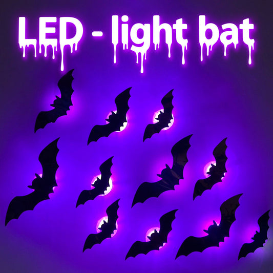 3D Glow-in-the-Dark Bat Decor