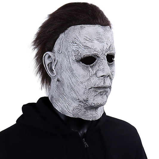 Michael Myers Spirit Halloween Mask – Bloody Latex Full Head Horror Cosplay Costume