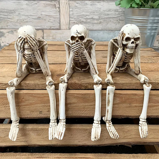 SkullFlame™ Halloween Fireplace Decor - Spirit Halloween Inspired Spooky Home Display 2025